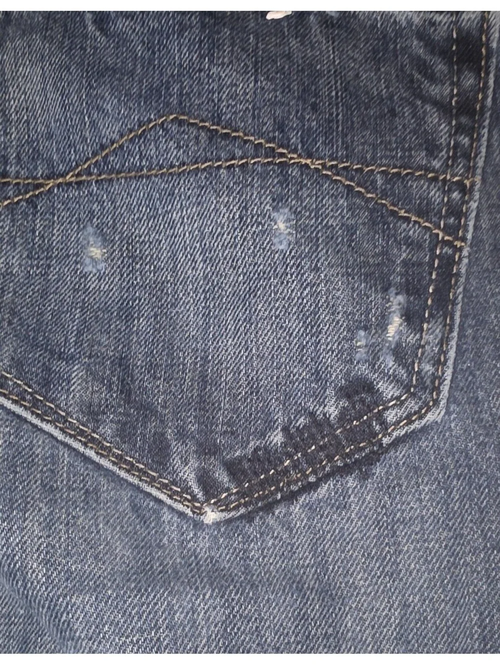 Aeropostale Men's 36x32 Essex Straight Leg Denim Blue Jeans (*READ)